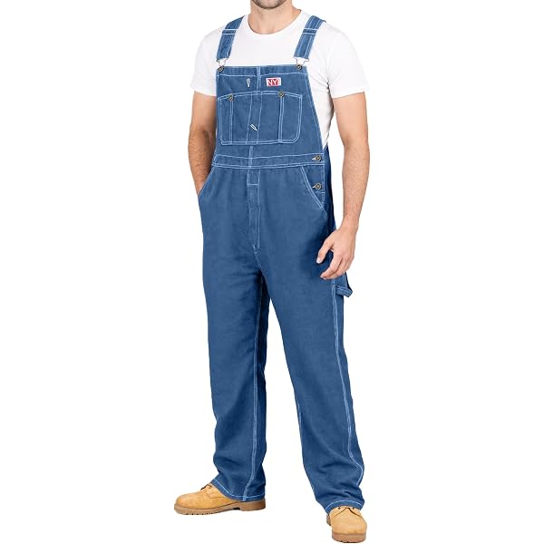Amazon.com: CAMOFOXIN Men's Denim Bib Overall, Mens Classic